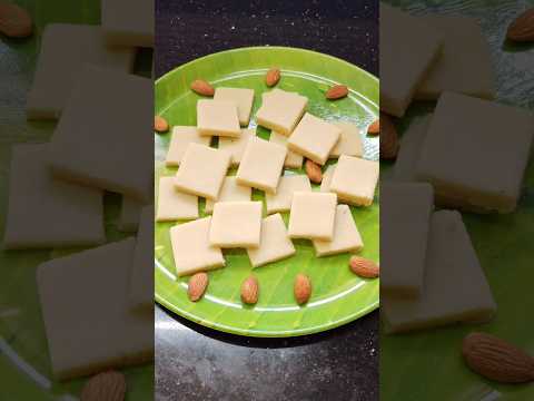 Badam Burfi / Almond Katli. #shorts #badamburfi #ankiscookery