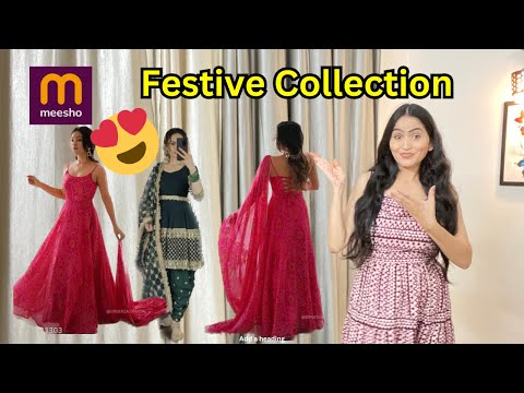 🥰 Meesho Festive Collection ❣️ Meesho haul🥰 Latest desiner collection 😘