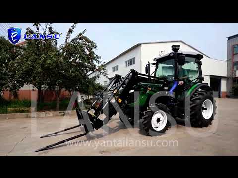 LANSU Tractor 35-100HP pallet fork installation method