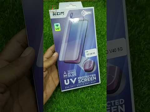 Vivo V40 5g Tempered Glass Vivo V40 Uv Corved Screen Protection #short #shortsfeed #uvglass#v40glass