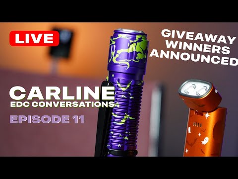 October Pocket Dump + Olight Giveaway Winners Announced! • Carline EDC Conversations Ep 11