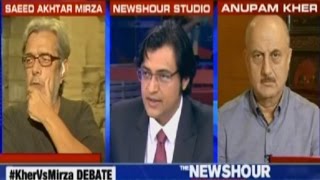 Saeed Akhtar Mirza Vs Anupam Kher On Pakistani Artists In India: The Newshour Debate (5th Oct)