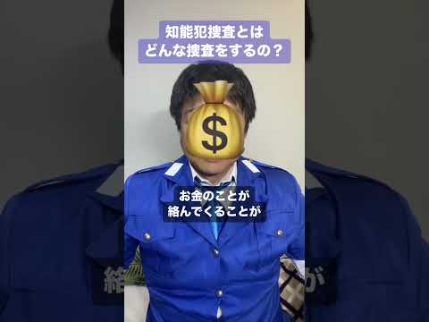 知能犯捜査とはどんな捜査をするの？ #警察 #知能犯