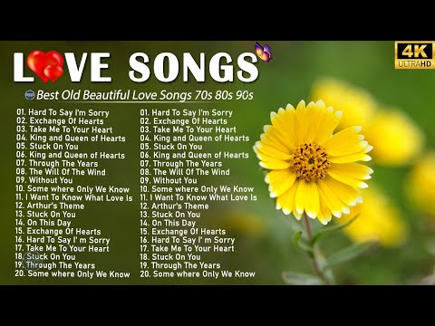 Best Romantic Love Songs Of All Time Playlist - Most Old Beautiful Love Songs 70's 80's 90's