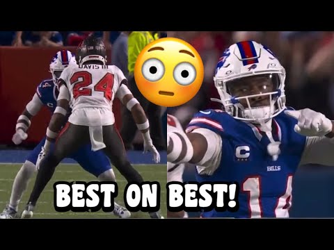 Stefon Diggs Vs Carlton Davis 🔥 (WR Vs CB) Bills Vs Buccaneers 2023 highlights