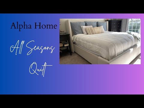 ALPHA HOME Tencel Lyocell Quilt – Cooling Comfort for Every Season! ❄️🌸