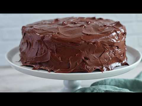 Ultimate gluten-free yellow cake recipe with fudge frosting