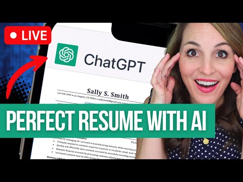 🔴 (LIVE) Perfecting Your Resume Using AI Technology - A ChatGPT Tutorial For Job Seekers!