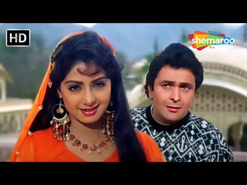 Mere Dil Ki Galiyon Mein Kabse Tu Aabad | Rishi Kapoor Hits | Sridevi | Banjaran(1991) | Alka Yagnik