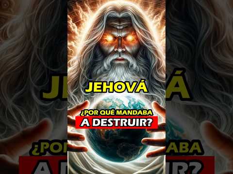 ¿Por qué JEHOVÁ en el antiguo testamento DESTRUYE? #biblia #dios #jesus