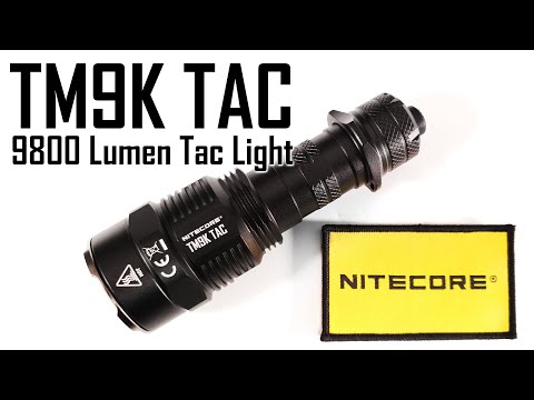 Nitecore TM9K TAC - 9800 Lumen Tactical Flashlight