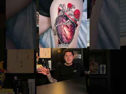 The depth of these tattoos🤯 Artist: Chris Rigoni #shortvideo