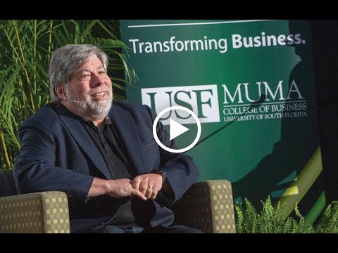 Steve Wozniak Visits USF Muma College of Business