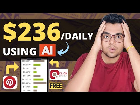 Ai! Make $236+ Daily Using (Pinterest Affiliate Marketing) | ClickBank Free Method | Hindi | 2023