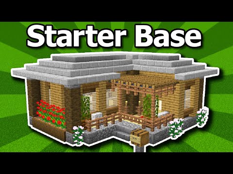 How To Build a Starter House in Survival Minecraft