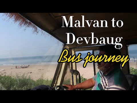 Malvan to Devbaug scenic bus journey #konkani #urbankonkani #malvan #devbaug #tarkarli