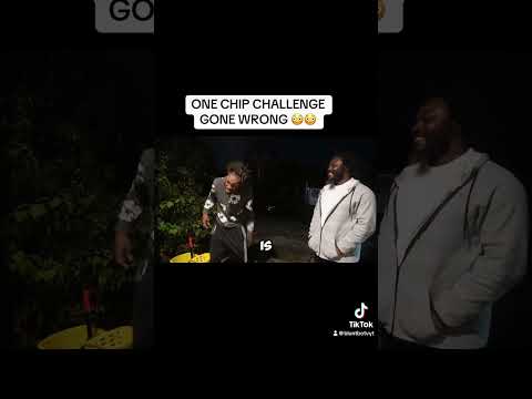 Onechip challenge gone wrong #onechipchallenge #funny #viral #fyp #short #shorts #fypage #funnyvideo