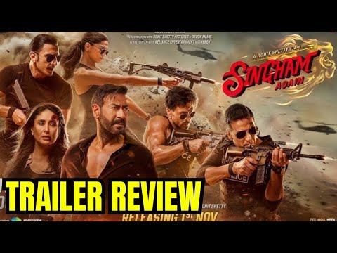 Singham Again Trailer Review | KRK #krkreview #singhamagain #rohitshetty #ajaydevgan #akshaykumar