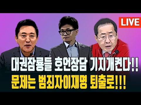 행동하는 시민단체,급기야 이재명체포조 가동!/대권잠룡들 기지개 켠다./ 2024.12.28. [황경구시사파이터]