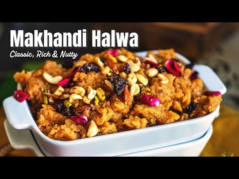 Warm up your winter days with this classic dessert Makhandi Halwa. Nutty, Caramelized Winter Dessert