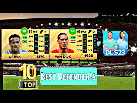 Top 10 Defenders in Dream League Soccer 2023😱