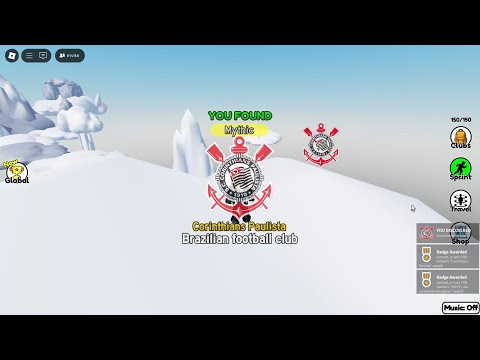 How to find Corinthians Paulista in Find The Football Clubs (Roblox)