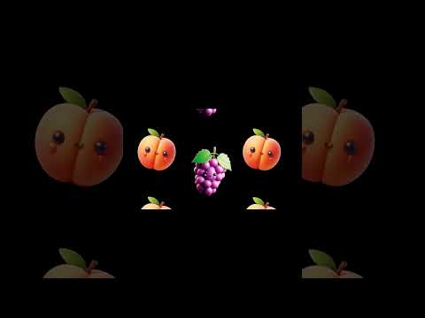 Funny Fruits Sensory Video Shorts #32 #highcontrast #BabySensory #babydiscovery #babyeducation