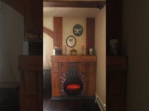 #ad creating my hobbit fireplace! Visit audible.com/rachelm to try @audible free!