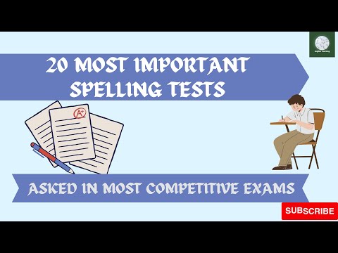 Spelling Test Challenge | Correct Spelling of the given word?  #english #exam #quiz #learn