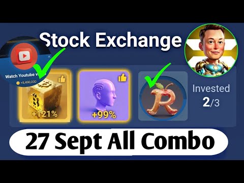 27 Sept X Empire Daily Investment Funds | X Empire Daily Combo Today | Riddle and Rebus of the day