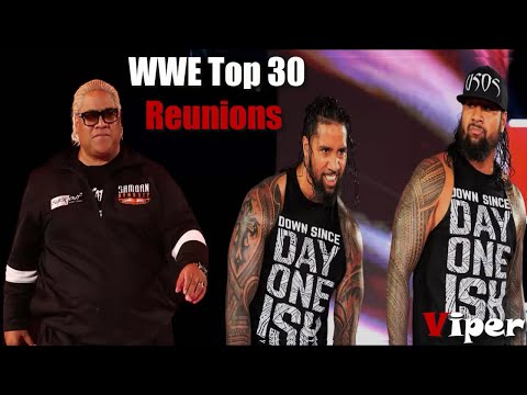 WWE Top 30 Shocking Reunions Ever