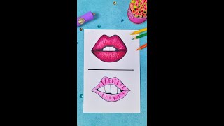 Hack how to draw lips beautifully