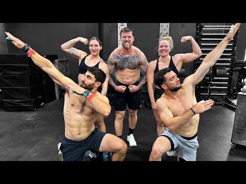 The crew does 2024 CrossFit Quarterfinals Workout 4 again