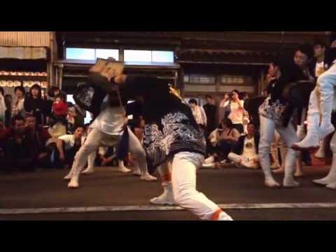 新湊曳山祭り2014【長徳寺】獅子舞