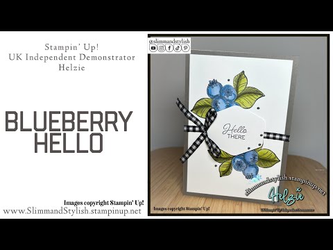 🌟 Colorful and Classic: Blueberry Bunches Cards in Full Bloom! 🎨✉️