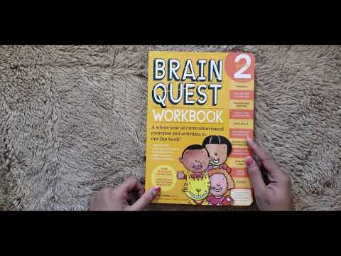 Brain Quest 2 flip through book review | Workbook for ages 7/8 | Can you Beat THIS Grade 2 Workbook?