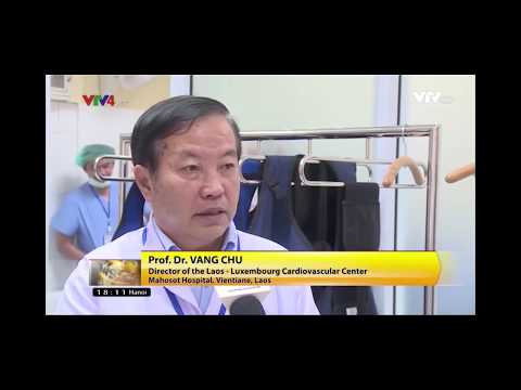 Shimadzu Cath-lab X-ray system BRANSISTalexa in Laos VTV News