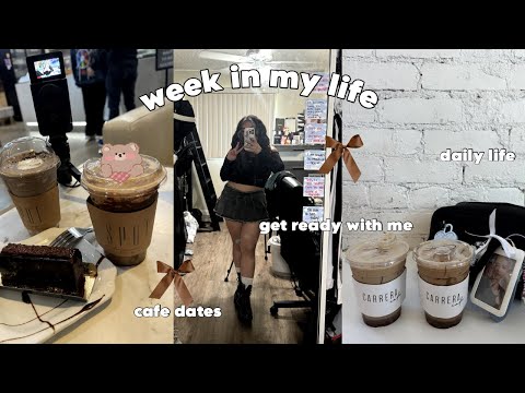 week in my life ⟡˖: matcha, get ready with me, redying my hair