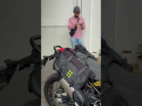 Ducati DesertX with Kriega OS drypack #shorts