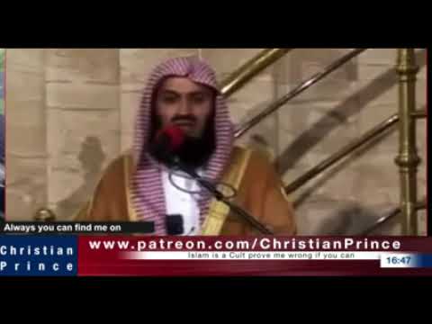 Why Muslims Kiss The  HolyStone / Mohammad running away from debate/ Christian prince