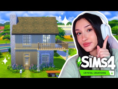 Building with the New Crystal Creations Stuff Pack in The Sims 4