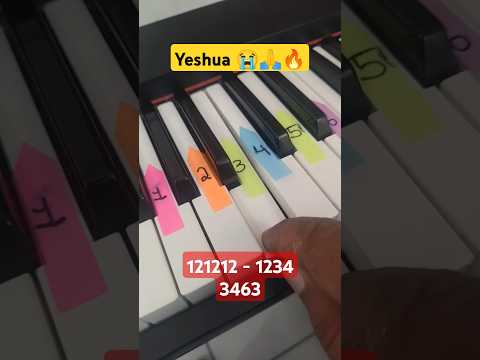 Yeshua 🙏😭🔥 Piano Tutorial #shorts #pianotutorial