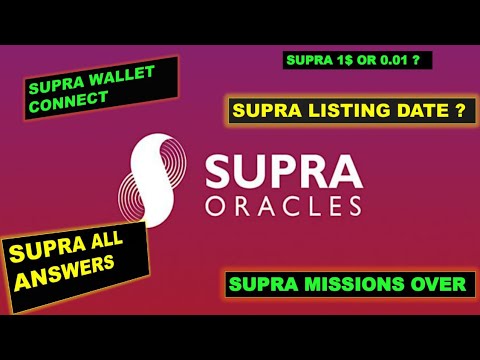 Supra Airdrop Listing | Supra All missions 76| Supra Launch | Supra Oracle answers