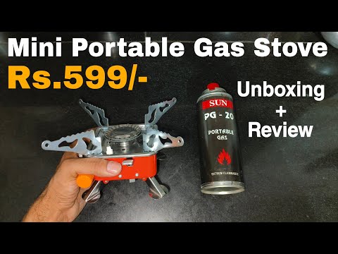 World's Mini Gas Stove Unboxing & Review 🔥 Ordered From Amazon @599/-