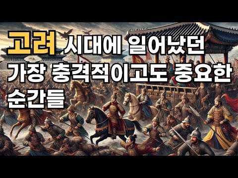 고려 시대에 일어났던 가장 충격적이고도 중요한 순간들: 고려왕조의 흥망성쇠