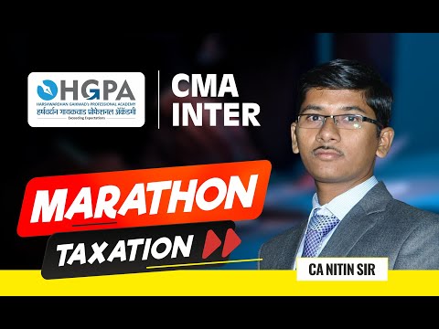 DIRECT TAX MARATHON | INTERMEDIATE | HGPA CLASSES | CA.NITIN SIR