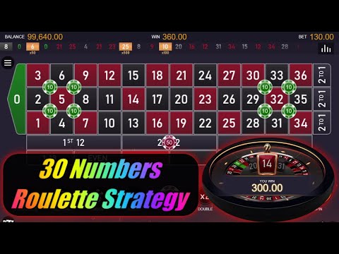 30 Numbers Cover Roulette Strategy 🎯