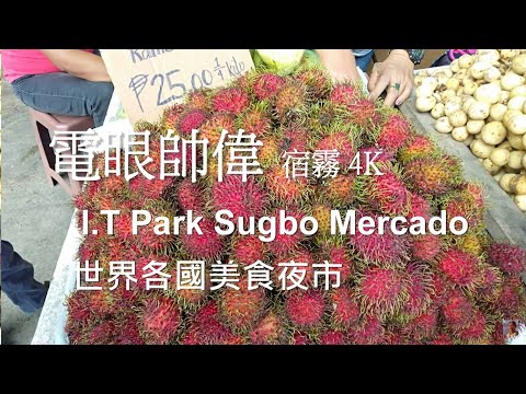 【宿霧 Sugbo Mercado IT Park假日夜市】水果冰沙 烤乳豬 4K 電眼帥偉