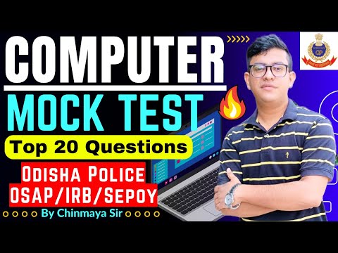 Computer Mock Test/OSAP,IRB,Sepoy Exam/Odisha Police/Selected Computer Questions/By Chinmaya Sir/OP