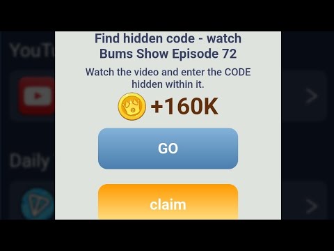 Find hidden code watch Bums Show Episode 72 | Bums YouTube video code